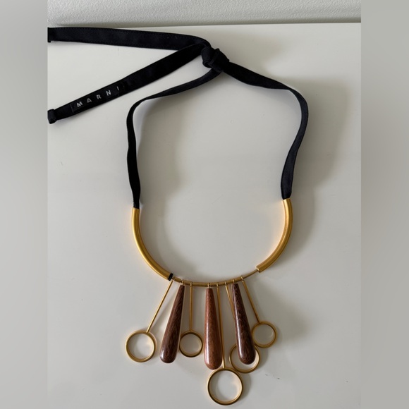 MARNI Tie Closure Necklace - Picture 3 of 4